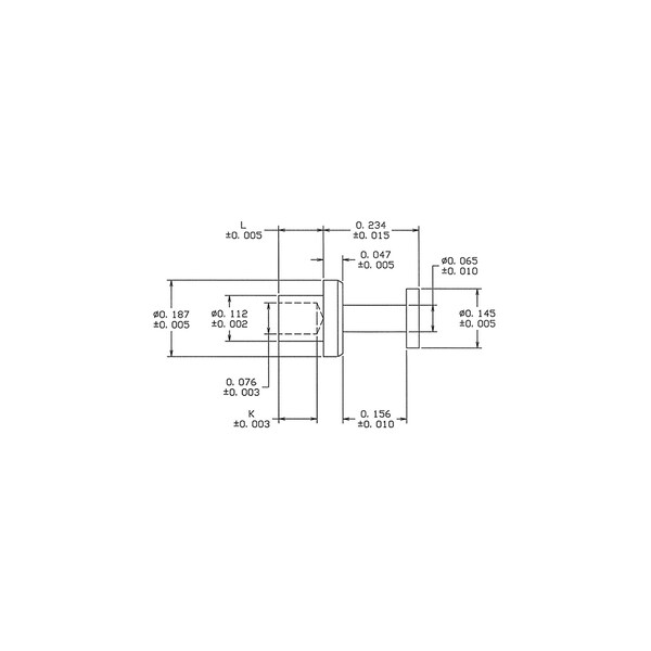 Concord Electronics MIL NON-INS TURRET TERM, 0.312" L, 0.116" ±, 15-103-1-05-1000 15-103-1-05